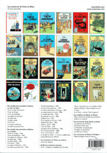 Quatrieme plat de la BD D Tintin