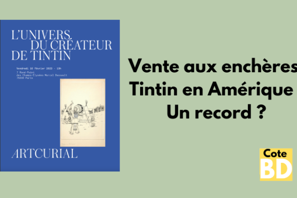 Catalogue vente aux enchères de Tintin