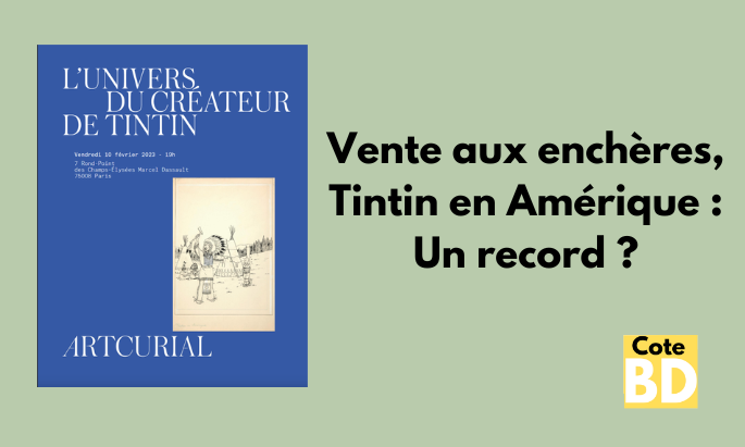 Catalogue vente aux enchères de Tintin